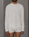 BASERANGE crew neck long sleeve T-shirt France BAS-TOBL-CO-WI24-UNDYED